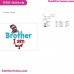 I Am Brother Dr Seuss The Cat In The Hat Embroidery Design