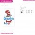 I Am Grandma Dr Seuss The Cat In The Hat Embroidery Design