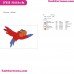 Iago Flying Aladdin Embroidery Design