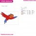 Iago Flying Aladdin Embroidery Design