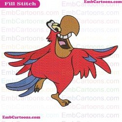 Iago Happy Aladdin Embroidery Design