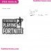 Id Rather Be Playing Fortnite Svg Embroidery Design