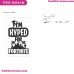 Im Hyped For Fortnite Svg Embroidery Design
