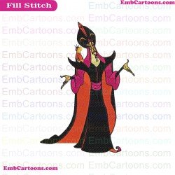 Jafar 2 Aladdin Embroidery Design