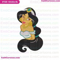 Jasmine 3 Aladdin Embroidery Design