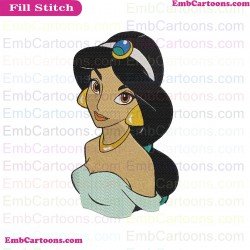 Jasmine 4 Aladdin Embroidery Design