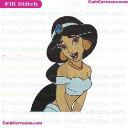 Jasmine 5 Aladdin Embroidery Design