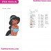 Jasmine 5 Aladdin Embroidery Design