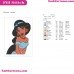 Jasmine 5 Aladdin Embroidery Design