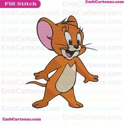 Jerry 2 Tom And Jerry Embroidery Design