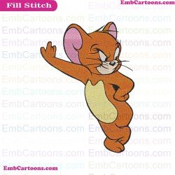 Jerry 3 Tom And Jerry Embroidery Design