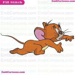 Jerry 4 Tom And Jerry Embroidery Design
