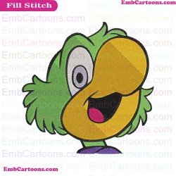 Jose Carioca Face Saludos Amigos Embroidery Design