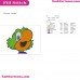 Jose Carioca Face Saludos Amigos Embroidery Design