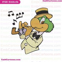 Jose Carioca Play Music Saludos Amigos Embroidery Design