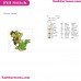Jose Carioca Thinking Saludos Amigos Embroidery Design