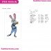 Judy Hopps Zootopia Embroidery Design