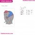 Jumbo Mother Dumbo Elephant Embroidery Design