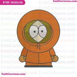 Kenny Mccormick Embroidery Design