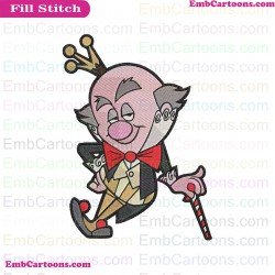 King Candy Wreck-It Ralph Embroidery Design