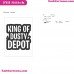 King Of Dusty Depot Svg Embroidery Design