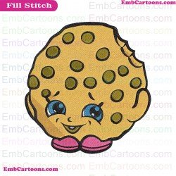 Kooky Cookie Shopkins Embroidery Design