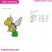 Koopa Troopa Super Mario Embroidery Design