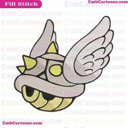 Koopa Troopa Super Mario Embroidery Design 2