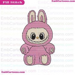 Labubu Cute Embroidery Design