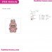 Labubu Cute Embroidery Design