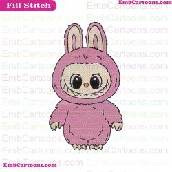 Labubu Cute Embroidery Design 2