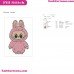 Labubu Cute Embroidery Design 2