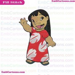 Lilo Pelekai Lilo And Stitch Embroidery Design