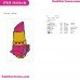 Lippy Lips Shopkins Embroidery Design