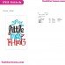 Little Miss Thing Dr Seuss Embroidery Design