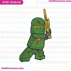 Lloyd Lego Ninjago Embroidery Design
