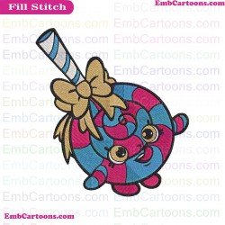Lolli Poppins Shopkins Embroidery Design