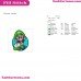 Luigi Through A Circle Super Mario Embroidery Design