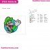 Luigi Waving His Hand Through A Circle Super Mario Bros Embroidery Design