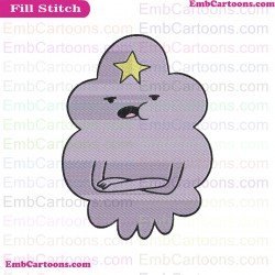 Lumpy Space Princess 2 Adventure Time Embroidery Design