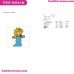 Maggie Simpson The Simpsons Embroidery Design