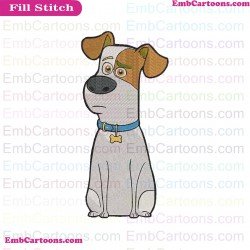 Max 3 The Secret Life Of Pets Embroidery Design