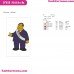 Mayor Quimby The Simpsons Embroidery Design