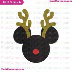Mickey Deer Mickey Mouse Embroidery Design