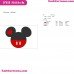 Mickey Heart Mickey Mouse Embroidery Design