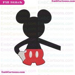 Mickey Mickey Mouse Embroidery Design