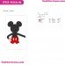 Mickey Mickey Mouse Embroidery Design