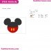 Mickey Mickey Mouse Embroidery Design 1