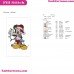 Mickey Mouse Christmas With Light And Hat Embroidery Design