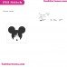 Mickey Mouse Head Disney Castle Embroidery Design